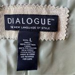 Dialogue Womens Sage Pastel Green Genuine Leather Short Suede Jacket Fringe Western Large Photo 10