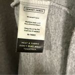 Sonnet James A Play Baseball Tee Dress For Moms Size Small Made In USA Tencel Gray Photo 4