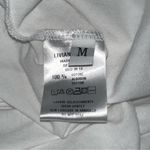 Liviana Conti Womens Size M White Cotton Long Puff Sleeve Round Neck Tee T Photo 7