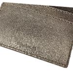 Madewell Metallic Gold Leather Card Case Metallic Sand Sustainable Wallet Photo 5