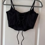 Gilly Hicks Corset Top in Black Photo 1