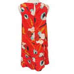 Sigrid Olsen  Women's 100% Linen Sleeveless Floral Print Mini Dress Size Large Photo 6