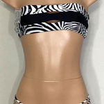 PilyQ New. zebra print bikini set. Small. Retails $149 Photo 0