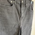 Madewell  Black Denim High Rise Classic Straight Leg Jeans Women 26 Casual Grunge Photo 1