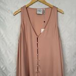 L'Academie  Cold Shoulder Long Sleeve V Neck Blush Top Size M‎ NWT $139 Photo 5