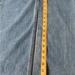 Happily Grey NWT Womens 3/25 Denim Skirt Crossover Waist Raw Hem Midi Jean Slit Blue Size undefined Photo 4