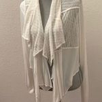 Anthropologie Vanessa Virginia  off white cardigan open sweater small S Beautiful Photo 0