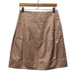 Elevenses Womens Sz 6 Polka Dots Pleated Mini Skirt Side Zip Aline Church Mature Photo 0
