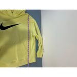 Nike  hoodie yellow big logo on front size M Photo 6