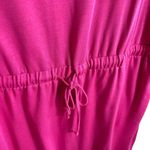 Adyson Parker Bright Pink Flutter Sleeve Knee Length Sun Dress Pockets Size XL Photo 2