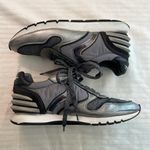 Voile Blanche leather nylon textile sneakers black silver Size 37 US 7 Photo 2