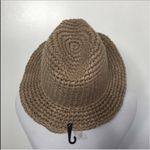 D&Y crocheted Panama brim boho hat in taupe Photo 24