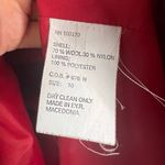 Sandro  Red Textured Double Breasted Wool Blend Peacoat Size 10 Midi Photo 3