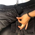 Topshop Women’s Black and Gold Bomber Puffer Jacket Size 6 / M Photo 6