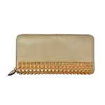 Coach Legacy Studded Accordion Parchment Leather Zip Wallet #F50467 Photo 9