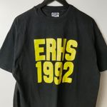 Urban Outfitters ERHS 1992 Hanes Beefy-T Black T Shirt L Vintage School Graphic Shirt Unisex Fit Photo 9