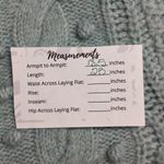 Cyrus Evolution by  Cable Knit Balloon Sleeve Pullover Sweater Brgtn Blue M New Photo 9