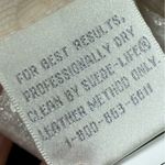 Worthington Genuine Leather Champagne Beige One Button Blazer Style Jacket Faux Pocket XS Photo 13