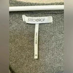 Stitchdrop Sweater Dress Gray Oversized Cable Knit Lagenlook Size XS NWOT Photo 3