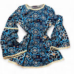 Boho Floral Tunic‎ Blue Photo 0