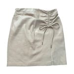 House of Harlow 1960 cream faux leather mini skirt size M Size M Photo 0
