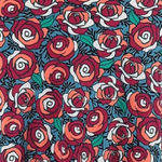 LuLaRoe Azure A-Line Floral Midi Skirt Disney Beauty & The Beast Roses Size S Photo 4