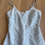 Lulus Light Blue Eyelet Lace Dress Size XS Photo 3