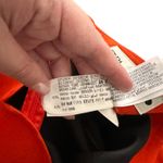 ZARA  A-Line High Waist Mini Skirt Orange Small‎ Photo 4