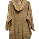 Anthropologie Field Flower  Medium Spacedye Yellow Brown Cowl Tunic Photo 0