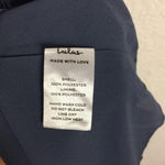 Lulus NWT  Know Your Heart Dusty Blue Polka Dot Ruffled Midi Dress Medium Photo 7