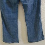 COS  Embroidered Black Lace & Embellished Blue Jeans Size 14 Photo 5