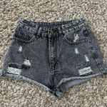 SheIn Black Jean Shorts Photo 0
