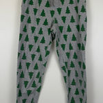 Hanna Andersson Women's Long John Pajama Pant Tannenbaum Size Small 44403 Gray Photo 0