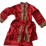 Valerie Stevens VTG  Kashmiri Satin Pajama Set Photo 3