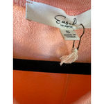 easel Size S (Oversized) Heart Patch Top in Peach Photo 4