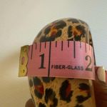 Vintage Leopard Print Bangle Bracelet Brown Photo 8