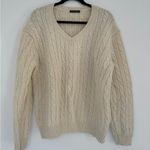 Brandy Melville Chunky Wool Cable Knit Sweater Photo 0