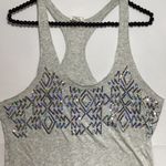 PINK - Victoria's Secret Pink grey sparkle active top Photo 1