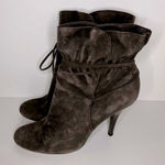 Calvin Klein Calvin‎ Klein Brown Hannah Suede Booties Photo 0