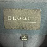 Eloquii NWT  Lightweight Lace Trim Classy Elegant Navy Blue Blazer Jacket Size 16 Photo 4