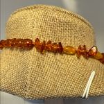 Butterscotch and Honey Cleopatra Bib Style Necklace Orange Photo 4