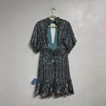 Jovani  Green Sequin Mini Cut Out Dress Sz 10 NWT Photo 9