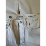 J.Crew NWD  Classic Straight White Jeans Womens Size 28P Photo 7