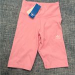 Adidas  Light Pink XS Ribbed Biker Shorts NWT Photo 0