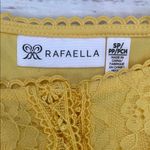Rafaella Yellow Bell Sleeve Ruffled Blouse Photo 1