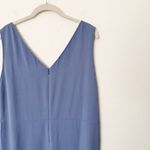 Everlane [] Dusty Blue Japanese GoWeave Essential Sleeveless Jumpsuit NWT Size 14 Photo 5