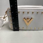 VALENTINO ORLANDI Crossbody Camera Style Shoulder bag New With Tags White Gold Photo 9