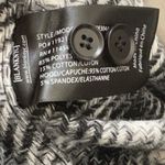 BLANK NYC Hooded Shirt Jacket Small Black White Plaid Flannel Button Front Photo 7