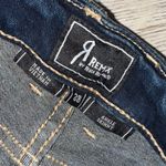 Rock Revival  Dark Blue distressed ankle Skinny Jeans denim Photo 5
