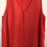 Reitmans Tank Top Womens XS Chiffon Overlay Dressy Feminine Occasion Party Event Orange Photo 3